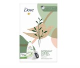 Set Dove Naturally Refreshing: Puf de baie + Sapun Crema Go Fresh Touch, 90 g + Gel de dus, 250 ml