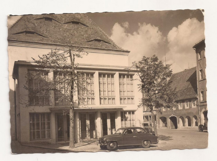 SG7 - Carte Postala - Germania, Meisen Elbe, Stadttheater, Circulata 1957