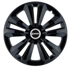 Set 4 Capace Roti Autohelix MSA&reg;, potrivite jantelor de R15, pentru Daewoo, model terra negru