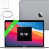 Cumpara ieftin MacBook Air 13-inch (2020) - Apple M1 8-core and 7-core GPU - 8GB RAM - SSD 256GB - QWERTY Space Grey, 256 GB, 13 inches