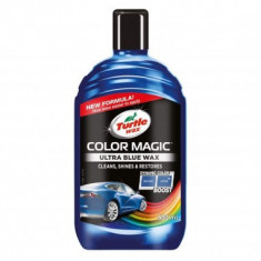 Solutie polish auto Turtle Wax Color Magic Plus Albastru 500ml