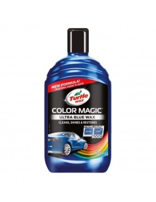 Solutie polish auto Turtle Wax Color Magic Plus Albastru 500ml foto