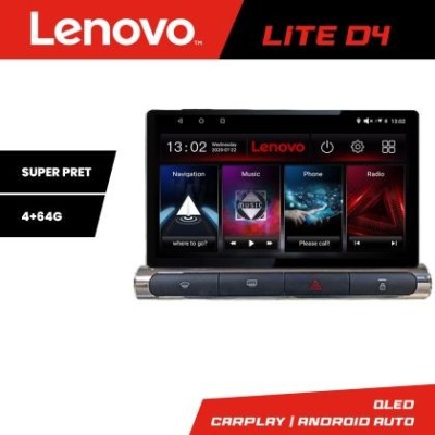 Navigatie Citroen C3 2017-2024 ecran color de fabrica Lenovo QLED 1K 4+64 WIFI 5Ghz carplay android auto Android Kit-+EDT-LITE-D4-9-4+64 CarStore Tech foto