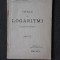 Table de logaritmi - Dimitrie Vasilovici