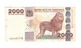 Bancnota Tanzania 2000 shilingi 2003, stare buna