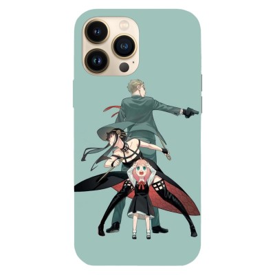 Husa compatibila cu Apple iPhone 13 Mini model Spy x family Anime, Silicon, TPU, Viceversa foto