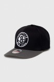 Mitchell&amp;Ness șapcă din amestec de l&acirc;nă Brooklyn Nets culoarea negru, cu imprimeu