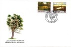 LETONIA 1998, FDC, Peisaje, Europa