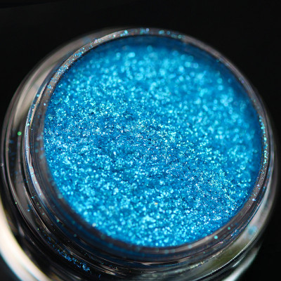 Pigment PK03(aquamarine) Sparkle/Microglitter pentru machiaj KAJOL Beauty, 1g foto