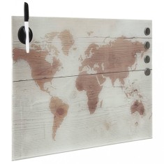 vidaXL Tabla magnetica de perete, 40 x 40 cm, sticla foto
