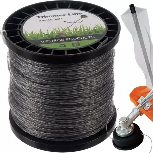 Fir transparent pentru motocoase, elastic, lungime 100 metri