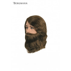 Manechin profesional Bergmann 100 % par natural UMAN Boy cu barba 20 cm cod.094002