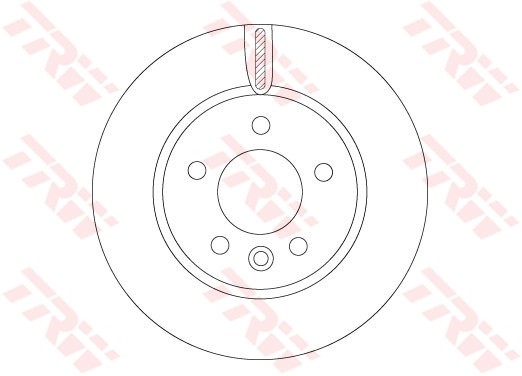 TRW DF6589S Disc frana