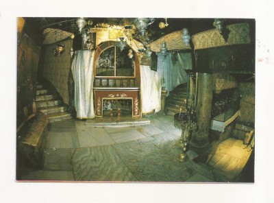 FA44-Carte Postala-ISRAEL-Bethlehem, Stable where Jesus was born, necirculata foto