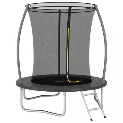 vidaXL Set trambulină rotundă, 183x52 cm, 80 kg foto