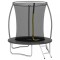 vidaXL Set trambulină rotundă, 183x52 cm, 80 kg 92948