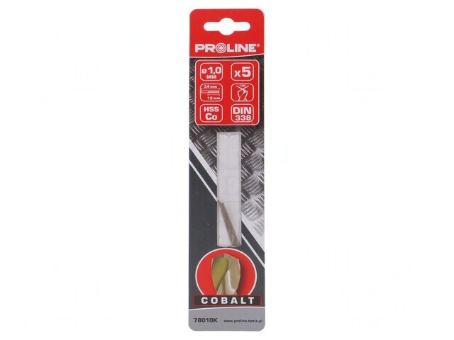 Burghiu Metal 1mm HSS-Co, Set 5 Buc.