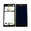 Display LCD cu Touchscreen si Rama Gold pentru Sony Xperia Z3 Plus