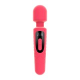 Vibrator Wand 30 Modes LED Display Magenta