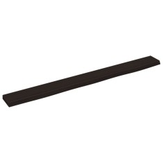 vidaXL Raft de perete maro &icirc;nchis 100x10x2 cm lemn masiv stejar tratat