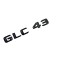 Emblema GLC 43 pentru spate portbagaj Mercedes, Negru