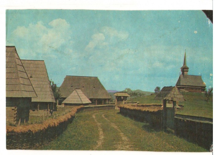 CPI B 11141 CARTE POSTALA - SIGHETUL MARMATIEI. MUZEUL ARHITECTURII POPULARE MAR