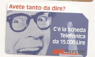 CT1-Cartela Telefonica -Telecom Italia - 5000 Lire foto