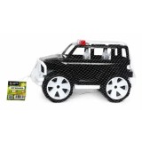 MASINA JEEP OFF ROADER NEGRU ALB 32CM