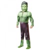 Costum cu muschi Hulk Deluxe pentru baieti - Avengers 128 cm 7-8 ani, Marvel