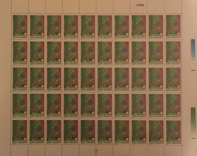 Romania 1995 - #1391 A V-a Editie Open Tenis Bucuresti COALA COMPLETA 1v MNH foto