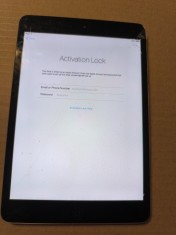 Tableta Apple iPad mini Wi-Fi table a1432 Baterie si display ok - cont icloud
