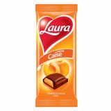 Ciocolata cu Crema de Caise Laura, 80 g, Ciocolata Laura, Ciocolata cu Lapte Laura, Ciocolate Laura, Ciocolate cu Lapte Laura, Ciocolate cu Crema de C