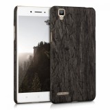 Husa pentru OPPO F1, Policarbonat, Maro, 38776.18, Carcasa, Kwmobile