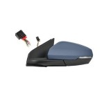 Oglinda usa exterioara VW POLO, 09.2017-, partea stanga, View Max, reglare electrica; grunduit; cu incalzire; sticla asferica; sticla crom; 16 gauri