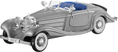 Macheta Oe Mercedes-Benz 500K Special Roadster W29 1934 Argintiu 1:18 B66040624 foto