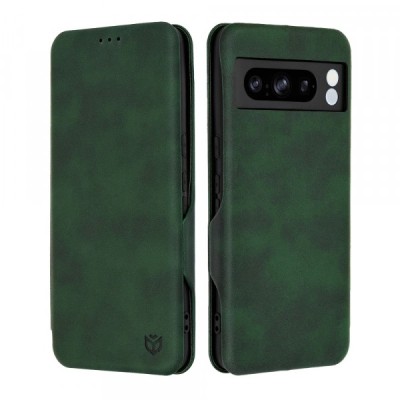 Husa pentru Google Pixel 8 Pro, Techsuit, Safe Wallet Plus, Verde foto