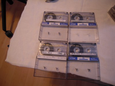 LOT de 4 casete audio TDK normale (3 buc. de 90 minute si 1 buc. de 60 minute) foto