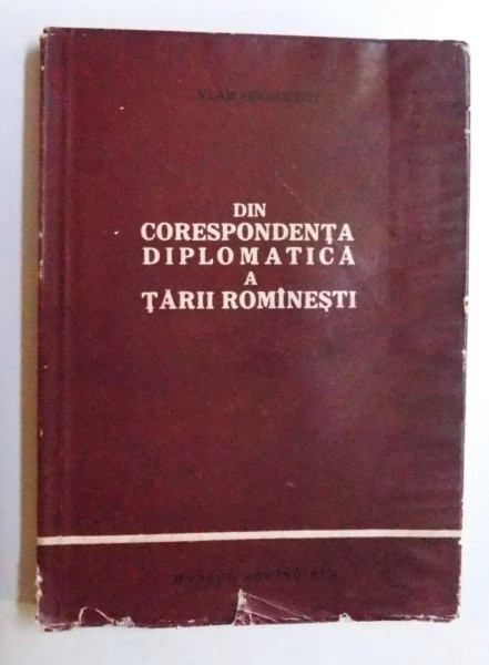DIN CORESPONDENTA DIPLOMATICA A TARII ROMANESTI ( 1823 - 1828 ) DE VLAD GEORGESCU ,