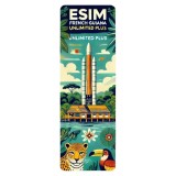 eSIM French Guiana, Unlimited Plus, 30 Days