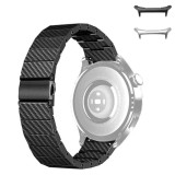 Curea polimer compatibila cu Samsung Galaxy Watch Ultra2, Telescoape QR, 22mm, Gunmetal Gray
