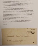 Romania 1865/67 - Scrisoare circulata IASI-GALATI