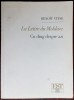 BENOIT VITSE: LA LETTRE DU MOLDAVE/CU DRAG DESPRE AZI (ed bilingva ro-fra, 2008)