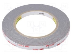 Bandă de fixare 3M acril gri 9mm x 5m x 1,1mm