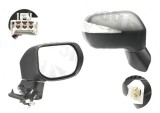 Oglinda exterioara Honda Civic (Fd) Sedan, 10.2005-12.2011, Dreapta, reglare electrica; carcasa neagra, grunduit; geam convex; cromat; pliere electri