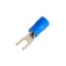 Set 100 Papuci Electrici Terminali Tip Furca Izolati 4.3Mm 148061 81341-TEC