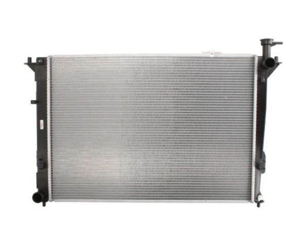 Radiator racire Hyundai Santa Fe, 07.2010-2018, motor 2.4, 129/141 kw, benzina, cutie manuala, cu/fara AC, 670x478x16 mm, aluminiu brazat/plastic,