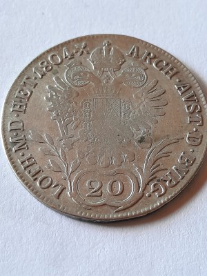 AUSTRIA 20 KREUZER 1804 B foto