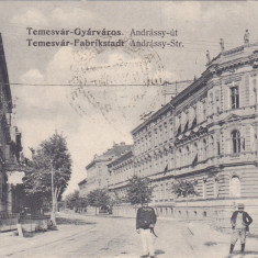 CP Timisoara Temesvár Gyarvaros Fabric Andrassy ut ND(1907)