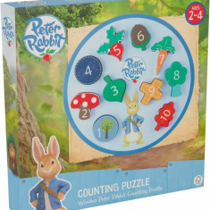 Puzzle Peter Rabbit cu numere Orange Tree Toys 10 piese