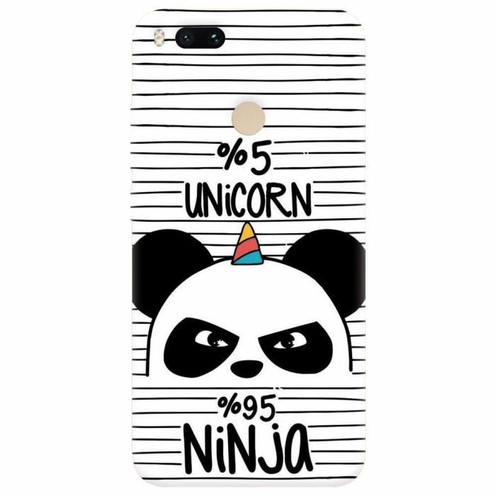 Husa silicon pentru Xiaomi Mi A1, Unicorn Ninja